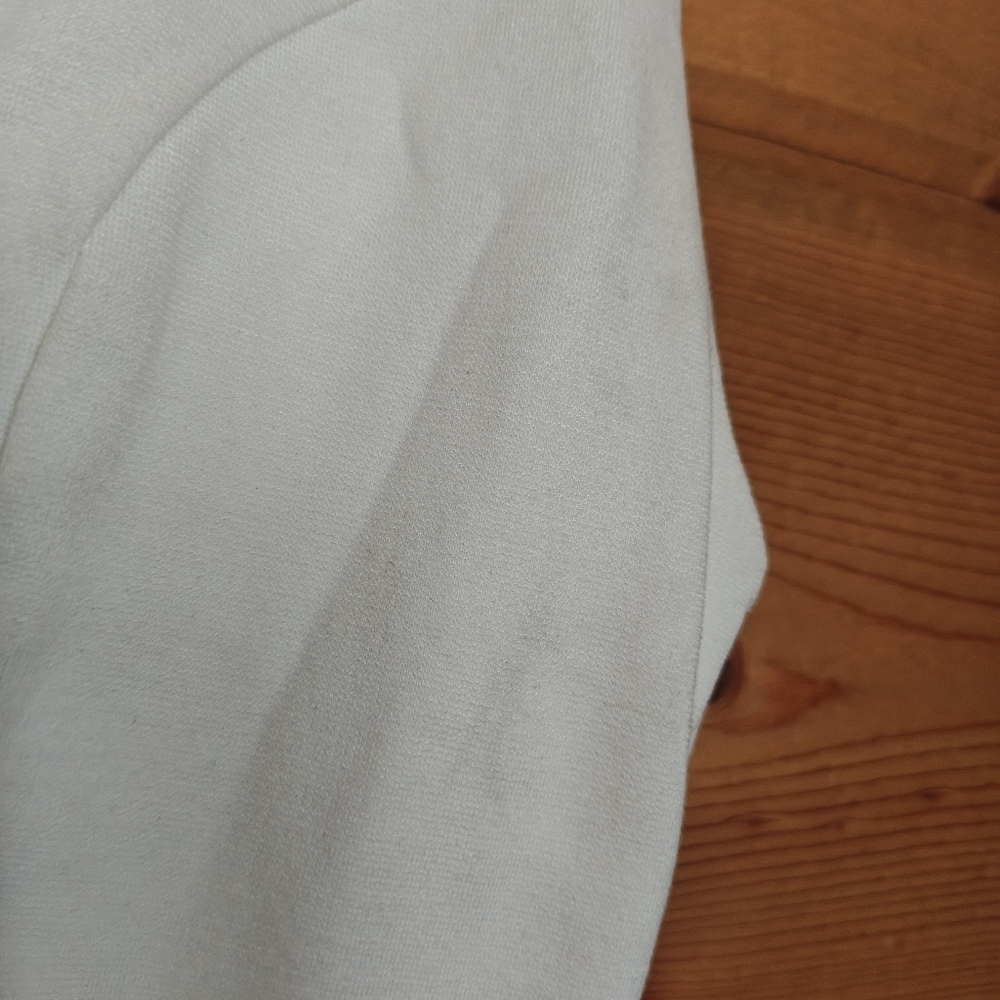 Lulus White Bodycon Sheath Dress V-Neck 2 Way Zip Back Stretch Sexy D5556 Size S - Picture 11 of 11
